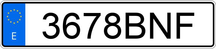 Numer rejestracyjny 3678BNF posiada FORD FIESTA Numer rejestracyjny 3678BNF posiada FORD FIESTA