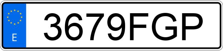 Numer rejestracyjny 3679FGP posiada CITROEN BERLINGO