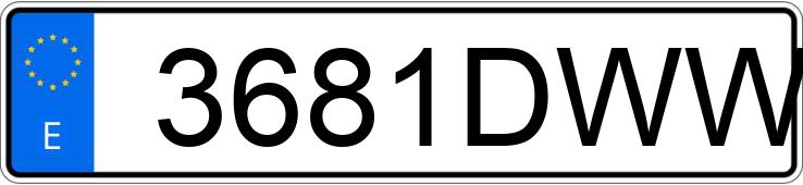 Numer rejestracyjny 3681DWW posiada RENAULT CLIO Numer rejestracyjny 3681DWW posiada RENAULT CLIO