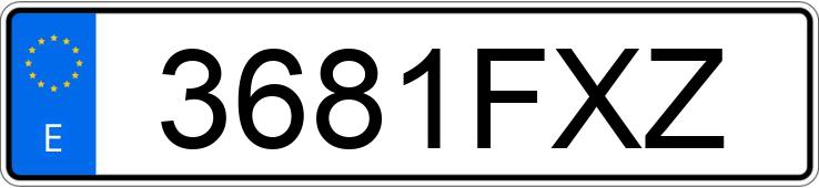 Numer rejestracyjny 3681FXZ posiada BMW SERIE 7 Numer rejestracyjny 3681FXZ posiada BMW SERIE 7