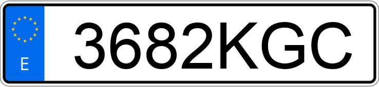 Numer rejestracyjny 3682KGC posiada BMW SERIE 2