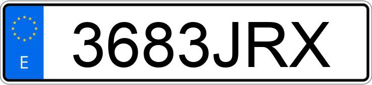 Numer rejestracyjny 3683JRX posiada BMW SERIE 4