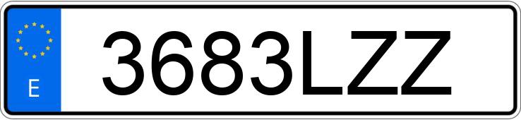 Numer rejestracyjny 3683LZZ posiada BMW SERIE 1