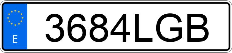 Numer rejestracyjny 3684LGB posiada NISSAN QASHQAI