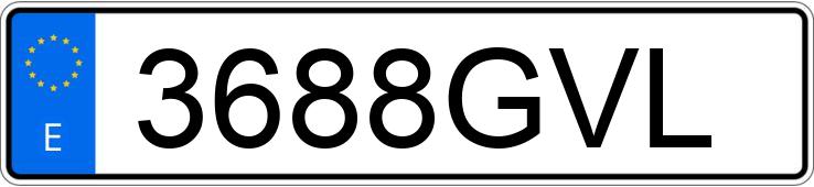 Numer rejestracyjny 3688GVL posiada FORD FOCUS Numer rejestracyjny 3688GVL posiada FORD FOCUS