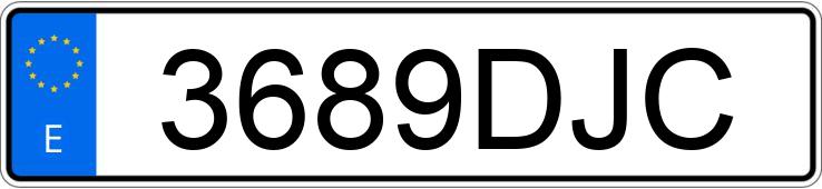 Numer rejestracyjny 3689DJC posiada BMW SERIE 3 Numer rejestracyjny 3689DJC posiada BMW SERIE 3