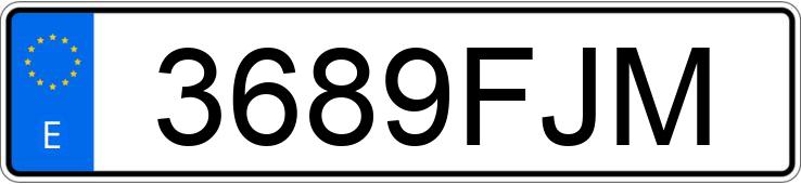 Numer rejestracyjny 3689FJM posiada PEUGEOT EXPERT Numer rejestracyjny 3689FJM posiada PEUGEOT EXPERT