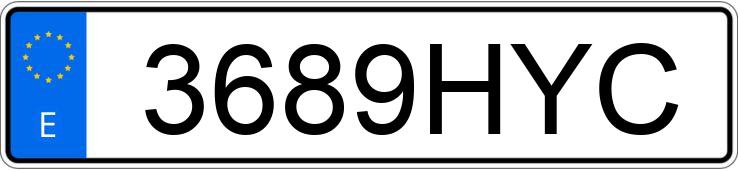 Numer rejestracyjny 3689HYC posiada RENAULT MEGANE SPORT TOURER