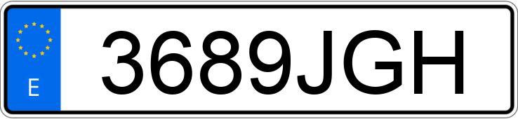 Numer rejestracyjny 3689JGH posiada SEAT IBIZA Numer rejestracyjny 3689JGH posiada SEAT IBIZA