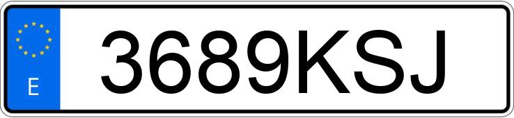 Numer rejestracyjny 3689KSJ posiada IVECO A Numer rejestracyjny 3689KSJ posiada IVECO A