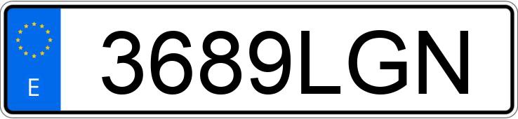 Numer rejestracyjny 3689LGN posiada DUCATI MONSTER