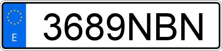 Numer rejestracyjny 3689NBN posiada FORD CAPRI