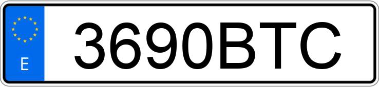 Numer rejestracyjny 3690BTC posiada CITROEN C5