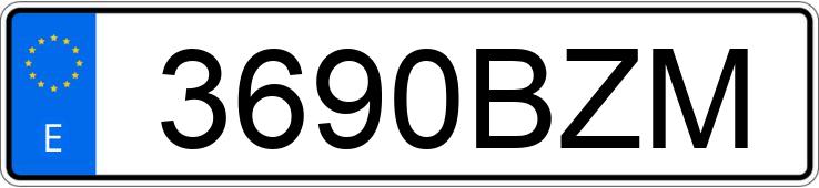 Numer rejestracyjny 3690BZM posiada VOLKSWAGEN POLO