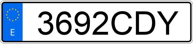 Numer rejestracyjny 3692CDY posiada NISSAN N Numer rejestracyjny 3692CDY posiada NISSAN N