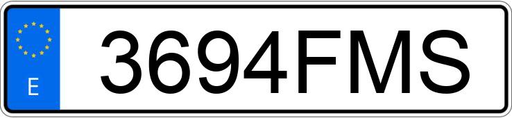 Numer rejestracyjny 3694FMS posiada VOLKSWAGEN PASSAT Numer rejestracyjny 3694FMS posiada VOLKSWAGEN PASSAT