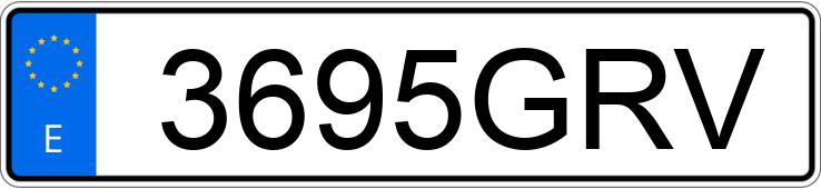 Numer rejestracyjny 3695GRV posiada RENAULT CLIO
