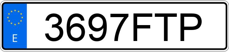 Numer rejestracyjny 3697FTP posiada KIA CEED