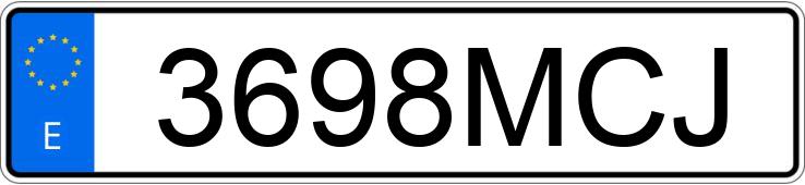 Numer rejestracyjny 3698MCJ posiada SKODA KAROQ Numer rejestracyjny 3698MCJ posiada SKODA KAROQ