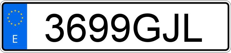 Numer rejestracyjny 3699GJL posiada MERCEDES SPRINTER