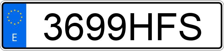 Numer rejestracyjny 3699HFS posiada HYUNDAI IX 35 Numer rejestracyjny 3699HFS posiada HYUNDAI IX 35