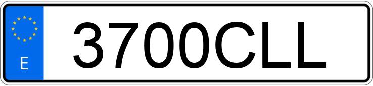 Numer rejestracyjny 3700CLL posiada HONDA ACCORD