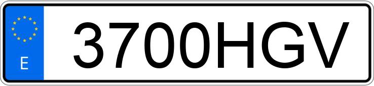 Numer rejestracyjny 3700HGV posiada IRISBUS ARWAY