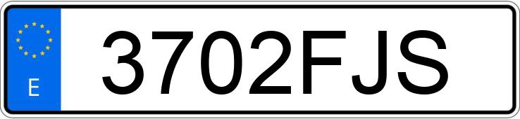 Die Registrierungsnummer 3702FJS hat NISSAN NAVARA