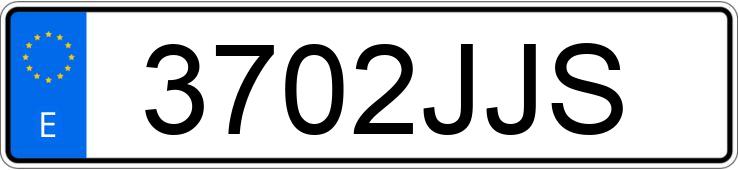 Numer rejestracyjny 3702JJS posiada AUDI Q5