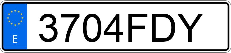 Numer rejestracyjny 3704FDY posiada CITROEN C4 Numer rejestracyjny 3704FDY posiada CITROEN C4