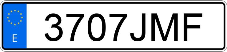 Numer rejestracyjny 3707JMF posiada OPEL ASTRA
