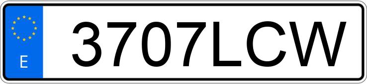 Numer rejestracyjny 3707LCW posiada KIA NIRO Numer rejestracyjny 3707LCW posiada KIA NIRO