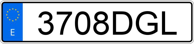 Numer rejestracyjny 3708DGL posiada IVECO DAILY