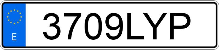 Numer rejestracyjny 3709LYP posiada HYUNDAI I30