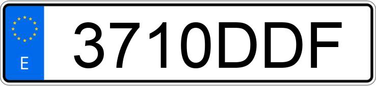 Numer rejestracyjny 3710DDF posiada RENAULT CLIO