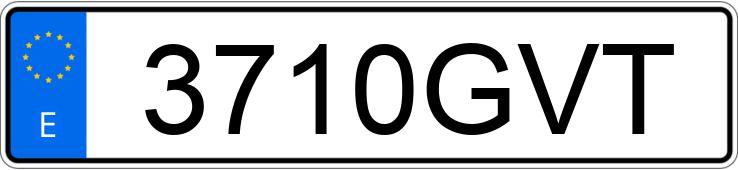 Numer rejestracyjny 3710GVT posiada OPEL ASTRA