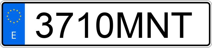 Numer rejestracyjny 3710MNT posiada AUDI RS3 SPORTBACK Numer rejestracyjny 3710MNT posiada AUDI RS3 SPORTBACK