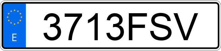 Registreringsnummeret 3713FSV har PEUGEOT 407