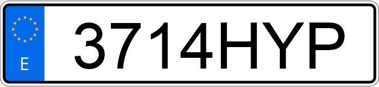 Numer rejestracyjny 3714HYP posiada SEAT IBIZA Numer rejestracyjny 3714HYP posiada SEAT IBIZA