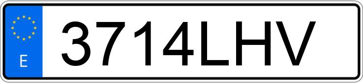 Numer rejestracyjny 3714LHV posiada KAWASAKI Z 650