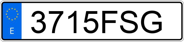 Numer rejestracyjny 3715FSG posiada OPEL ASTRA