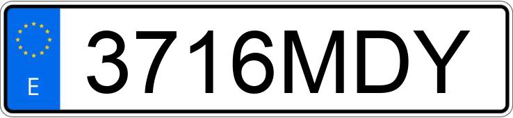 Numer rejestracyjny 3716MDY posiada BMW SERIE 4