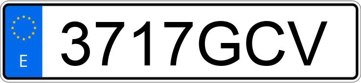 Numer rejestracyjny 3717GCV posiada HONDA SCOOPY SH 300I