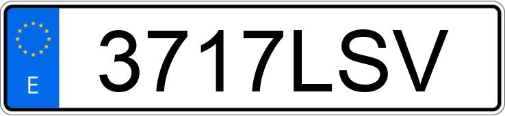 Numer rejestracyjny 3717LSV posiada OPEL COMBO