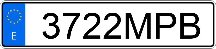 Numer rejestracyjny 3722MPB posiada OPEL MOKKA