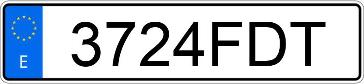 Numer rejestracyjny 3724FDT posiada SKODA OCTAVIA Numer rejestracyjny 3724FDT posiada SKODA OCTAVIA