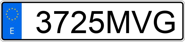 Numer rejestracyjny 3725MVG posiada PEUGEOT 2008