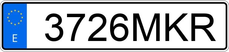 Numer rejestracyjny 3726MKR posiada RENAULT AUSTRAL Numer rejestracyjny 3726MKR posiada RENAULT AUSTRAL