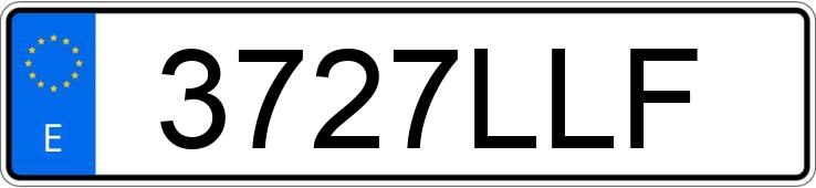 Numer rejestracyjny 3727LLF posiada PEUGEOT 508