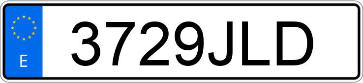 Numer rejestracyjny 3729JLD posiada RENAULT KANGOO